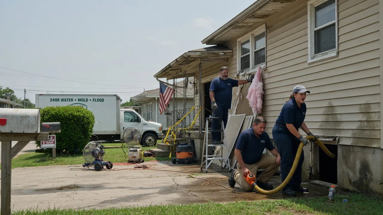 Water Damage Repair in Odin, IL near me